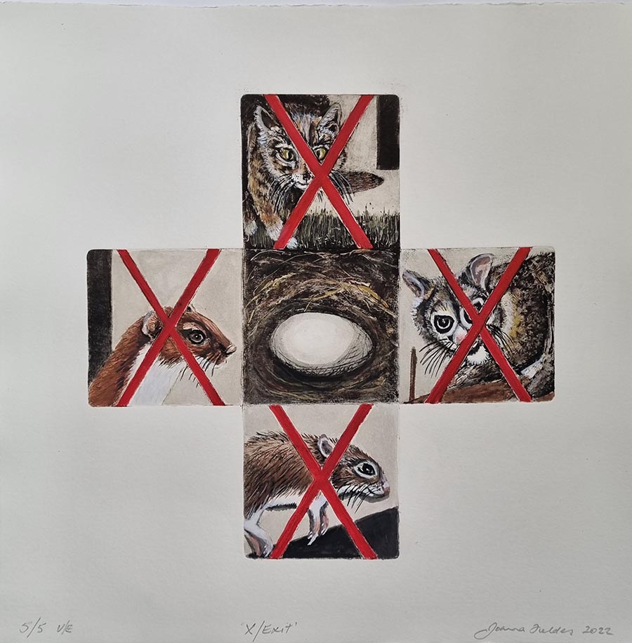 X Exit, 2022, Joanna Fieldes