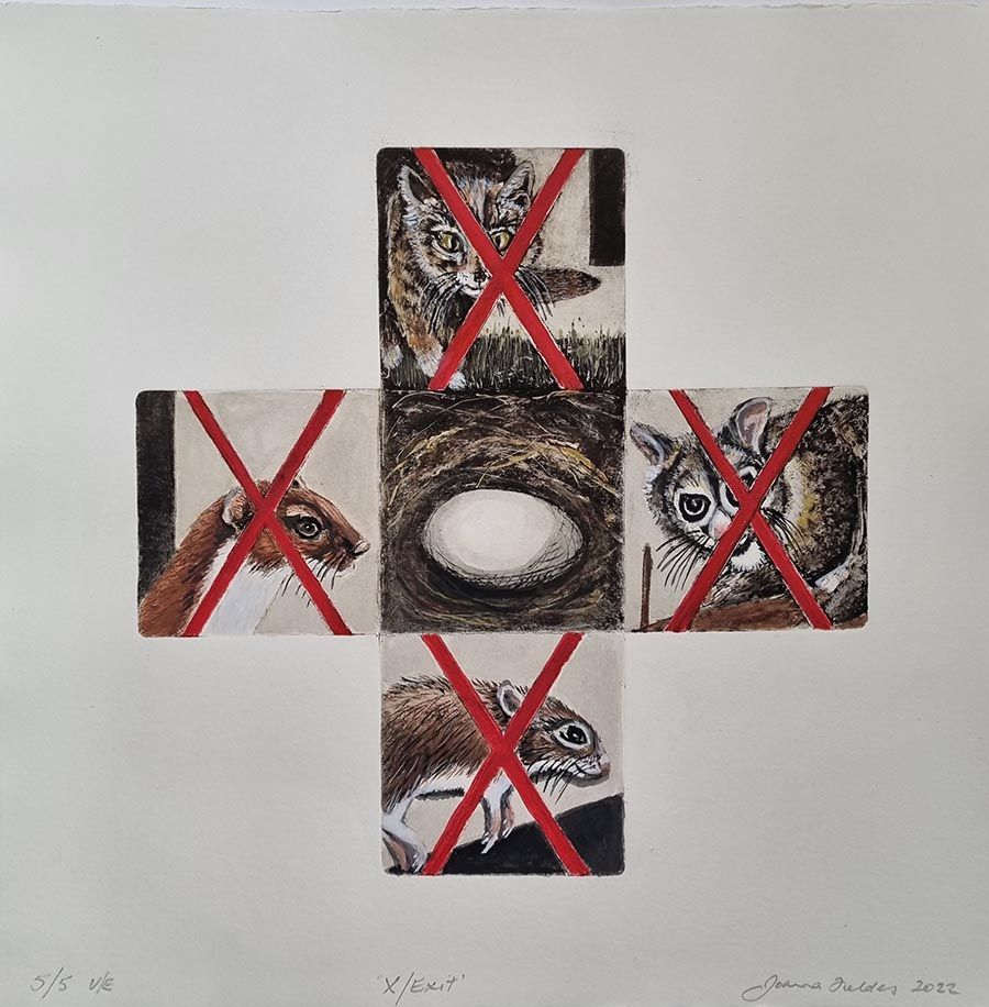 X Exit, 2022, Joanna Fieldes