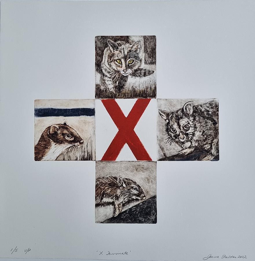 X Terminate, 2022, Joanna Fieldes